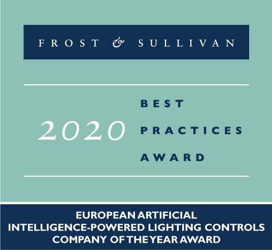 Frost & Sullivan wyróżnia rozwiązanie Helvar ActiveAhead za prowadzenie na rynku sterowania oświetleniem opartym na sztucznej inteligencji
