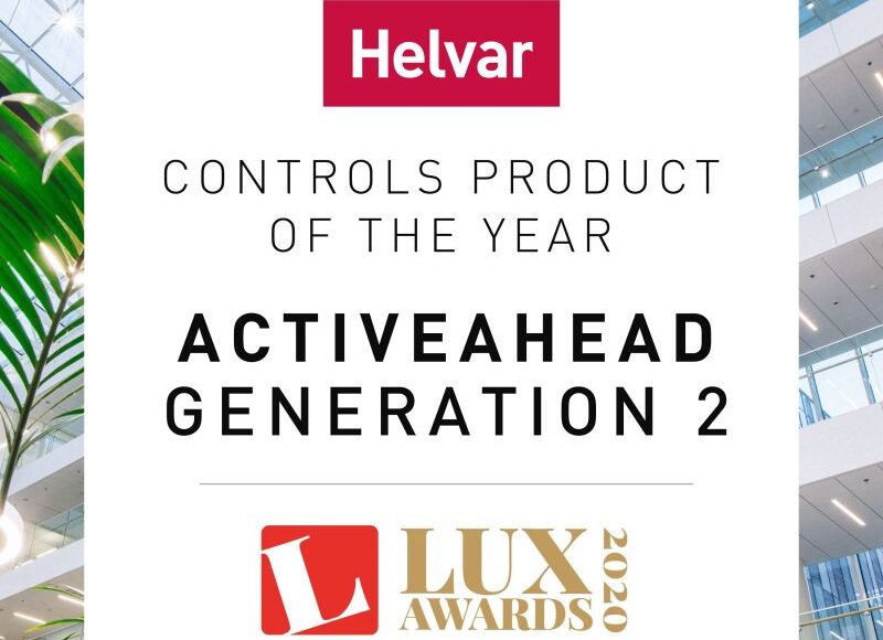 Rozwiązanie ActiveAhead® wygrywa podczas ​​2020 Lux Awards w kategorii Controls Product of the Year